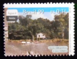 Selo postal do Brasil de 1999 Bacias Hidrográficas