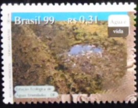 Selo postal do Brasil de 1999 Estação Ecológica