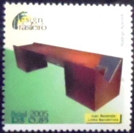 Selo postal do Brasil de 2005 Bandeirola