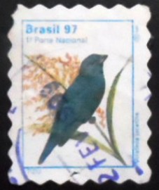 Selo postal regular emitido no Brasil em 1997 740 U