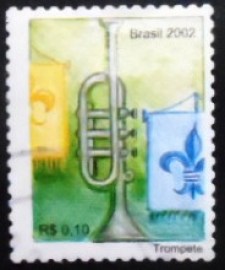 Selo postal Regular emitido no Brasil em 2005 - 836 U