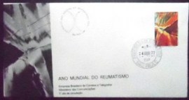 FDC Oficial do Brasil de 1977 Reumatismo