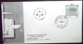 FDC Oficial do Brasil de 1977 Cursos Jurídicos - 12819