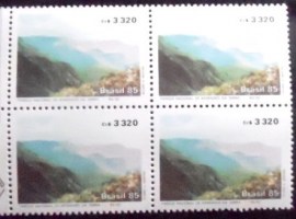 Quadra postal do Brasil de 1985 Aparados da Serra 3320