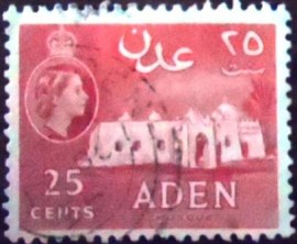 Selo postal do Aden de 1964 Mosque