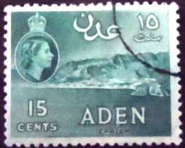 Selo postal do Aden de 1954 Crater