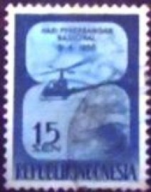 Selo postal da Indonésia de 1958 National Aviation Day 15
