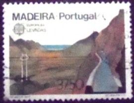Selo postal da Ilha da Madeira de 1983 Levadas irrigation system