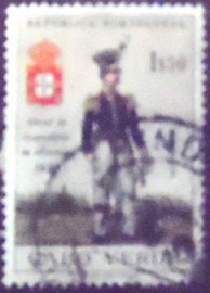 Selo postal do Cabo Verde de 1965 Infantry Officer