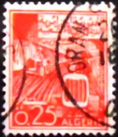 Selo postal da Argélia de 1964 Agriculture