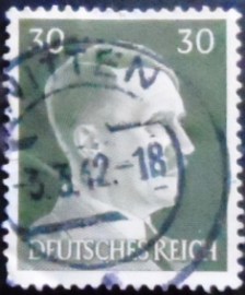 Selo postal da Alemanha Reich de 1941 Adolf Hitler 30