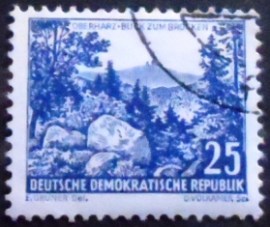 Selo da Alemanha Democrática de 1961 Brocken/Oberharz