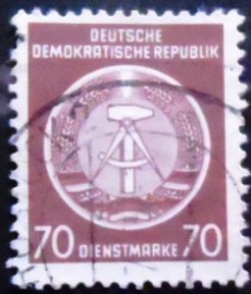 Selo postal da Alemanha Democrática de 1954 Official Stamps 70