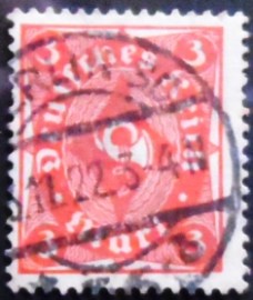 Selo postal da Alemanha de 1922 - 225 U