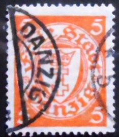 Selo postal de Danzig de 1935 Coat of arms of Danzig 5
