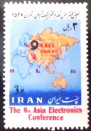 Selo postal do Iran de 1977 Asian Electronics Conference (AEC)