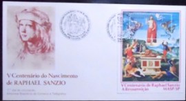 Envelope FDC Oficial nº 288 de 1983 Raphael Sanzio