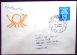 Envelope Comemorativo da Alemanha Oriental de 1976 100 Years Of Phone