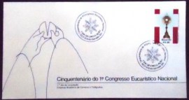FDC Oficial de 1983 nº 307 Congresso Eucarístico