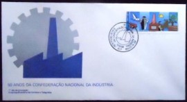 FDC Oficial de 1988 nº 451 Confederação Nacional da Indústria 10449