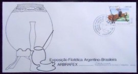 FDC Oficial de 1988 nº 457 ARBRAFEX