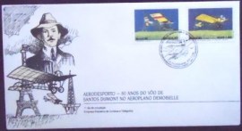FDC Oficial nº 472 de 1989 Santos Dumont