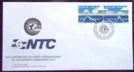 FDC Oficial de 1990 nº 502 1990 Congresso Internacional Transportes