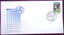 FDC Oficial de 1995 nº 648 Centenário do Voleibol
