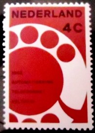 Selo postal da Holanda de 1962 Part of a dial