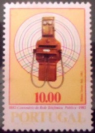 Selo de Portugal de 1982 Centenary of the Inauguration of the Public Telephone Networ 10