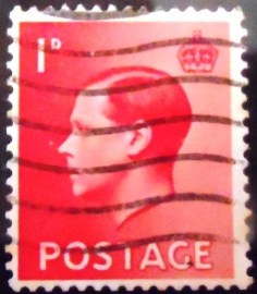 Selo postal do Reino Unido de 1936 King Edward VIII of England 1