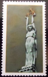Selo postal da Letônia de 1991 Freedom monument 30