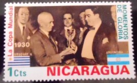 Selo postal da Nicarágua de 1974 FIFA World Cup 1974