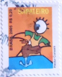 Selo postal Regular emitido no Brasil em 2006 - 840 U