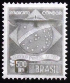 Selo postal do Brasil de 1927 Sindicato Condor K1