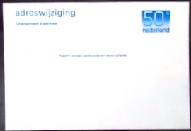 Cartão postal da Holanda de 1982 50c blue