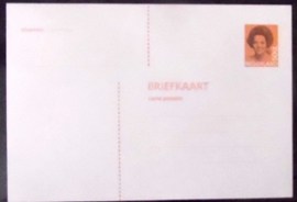 Cartão postal da Holanda Queen Beatrix Type Struyken 50