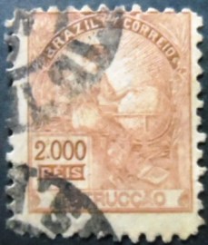Selo postal do Brasil de 1918 instrucção 2000