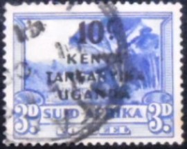 Selo postal da África Oriental Britânica de 1941 Surcharged on Afrikaans