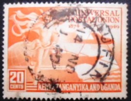 Selo da África Oriental Britânica de 1949 Anniversary of Universal Postal Union