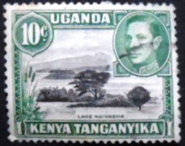 Selo da África Oriental Britânica de 1952 Lake Naivasha