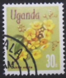 Selo postal da Uganda de 1969 Ochna