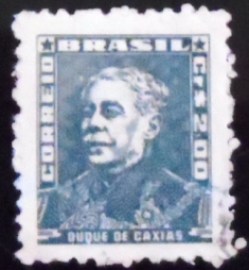 Selo postal do Brasil de 1961 Duque de Caxias 2