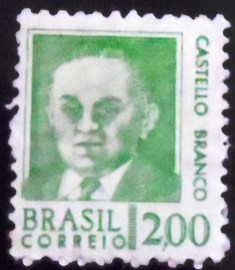 Selo postal do Brasil de 1968 Castello Branco - 536 U