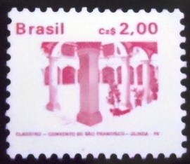 Selo postal Regular emitido no Brasil em 1986 - 648 M