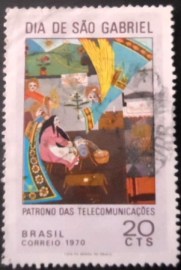 Selo postal Comemorativo do Brasil de 1970 - C 685 U