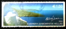 Selo postal da Grécia de 2004 Astypalaia