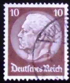 Selo postal da Alemanha de 1934 - 518 U