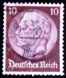 Selo postal da Alemanha de 1934 - 518 U