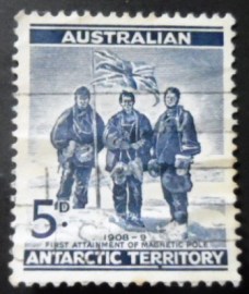 Selo postal do Território Antártico Australiano de 1961 Shackleton Expedition